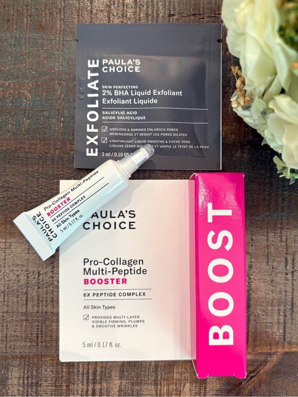 NEW Paula’s Choice BOOST Pro-Collagen Multi-Peptide BOOSTER + **BONUS** Sample!